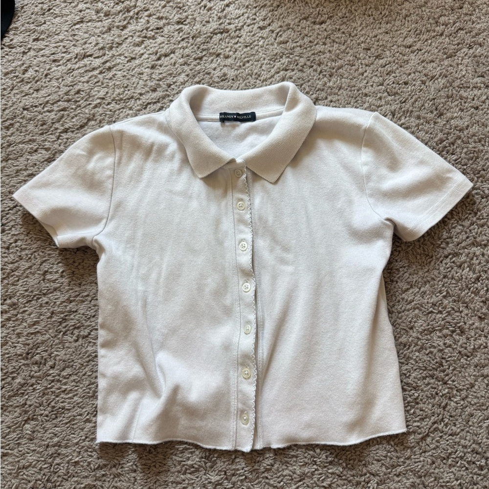 Brandy Melville Collar Top